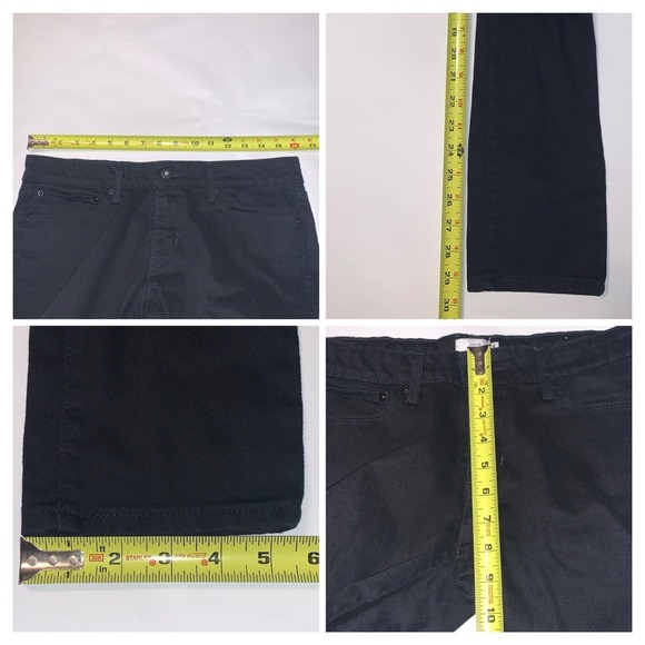 Levi's Demi Curve Skinny Jeans Women's Size 10 32W x 29.5L Black Mid-Rise - Picture 6 of 6